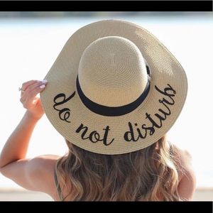 Do not disturb hat